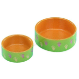 Výpredaj - Keramická miska Nobby oranžovo-zelená 15 cm