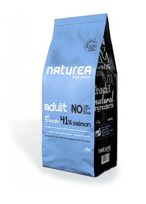 Krmivo pre psov Naturea adult salmon 2 kg