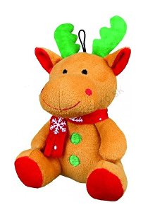 Dopredaj - Trixie Vianočná hračka pes Sob so šálom plyš 20 cm