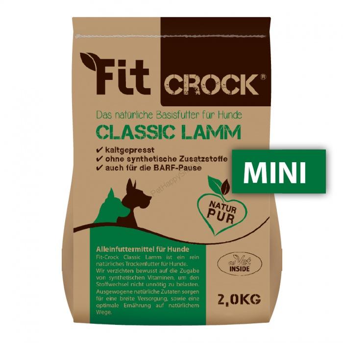 Lisované granule cdVet Fit-Crock Classic Jahňacie MINI 2 kg