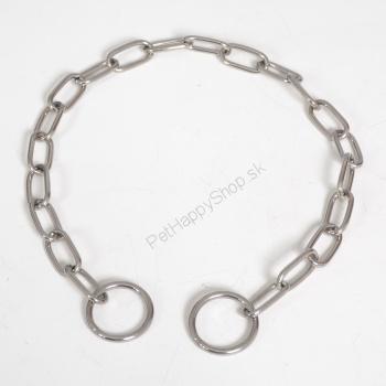 Obojok sťahovací STAINLESS oválne oká 50 cm