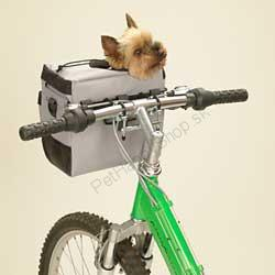 Predná taška na bicykel pre psa s nosičom do 5 kg