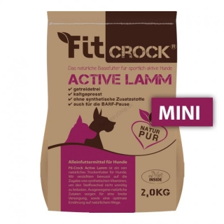 Lisované granule Fit-Crock Active Jahňacie MINI 2 kg