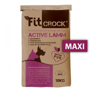 Lisované granule Fit-Crock Active Jahňacie MAXI 10 kg